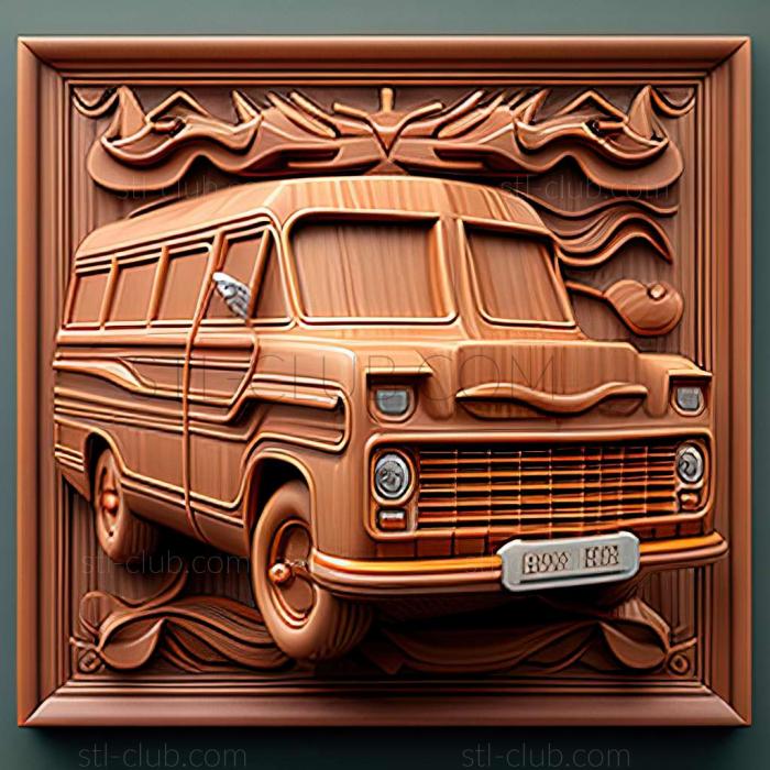 3D мадэль Chevrolet Van (STL)